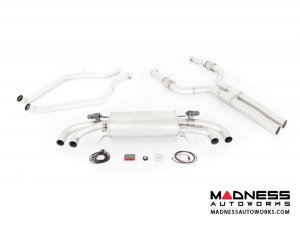 Alfa Romeo Giulia Performance Exhaust - 2.9L QV - REMUS - Cat Back w/ REMUS Sound Controller - Polished Straight Cut Tips